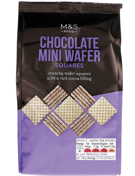 Chocolate Mini Wafer Squares
