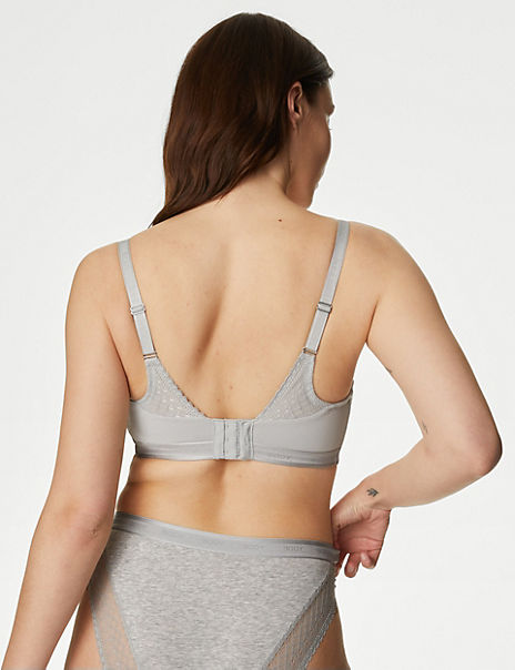 Cotton with Cool Comfort™ Bralette F-H