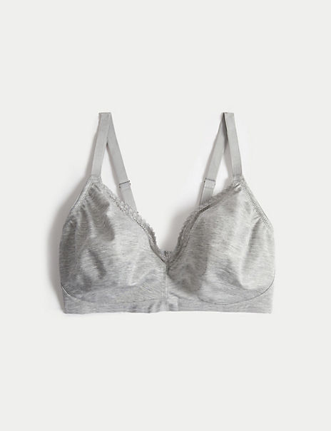 Cotton with Cool Comfort™ Bralette F-H