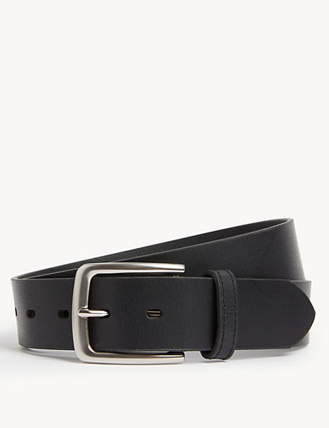 Leather Casual Belt - Marks and Spencer Cyprus