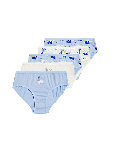 5pk Pure Cotton Frozen™ Knickers (2-10 Yrs)