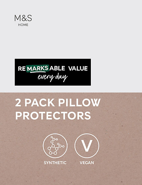  2pk Microfibre Pillow Protectors 