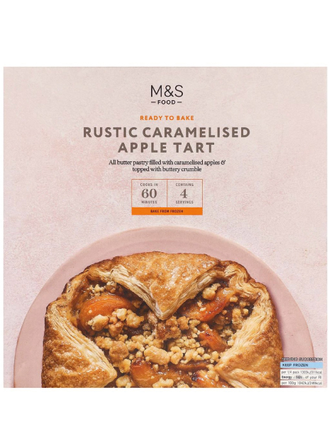  Rustic Caramelised Apple Tart 