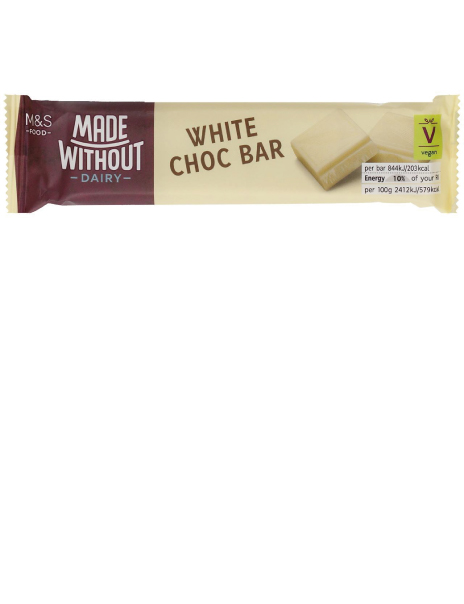 Made Without Dairy White Chocolate Bar