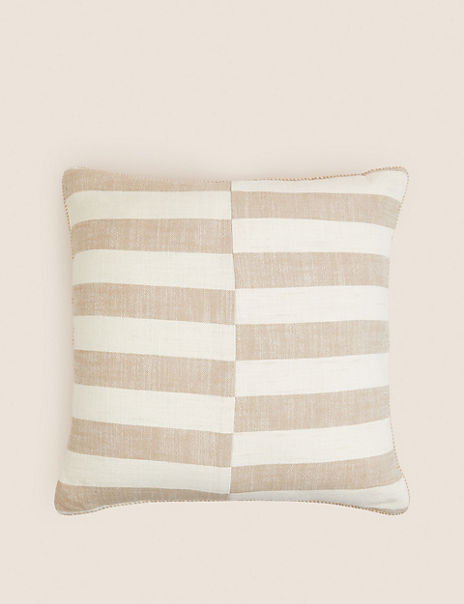  Pure Cotton Striped Cushion 