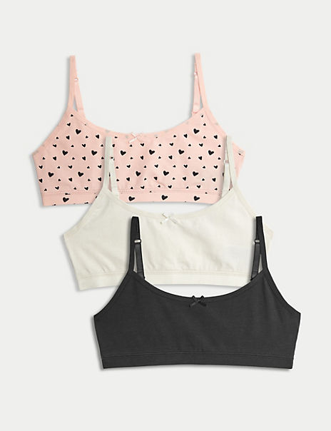 2pk Seamfree Cropped Tops (9-16 Yrs), M&S Collection