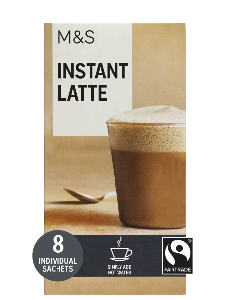 8 Instant Latte Sachets