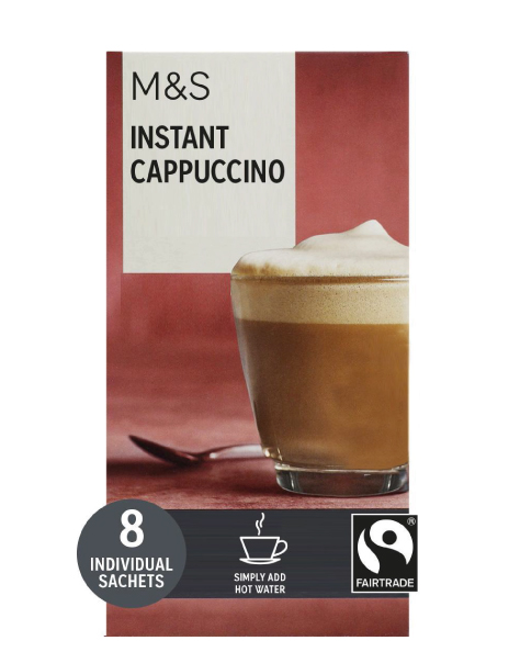  8 Instant Cappuccino Sachets 