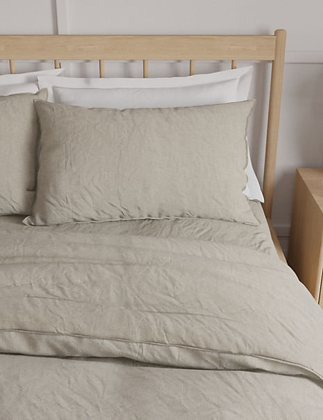  2pk Pure Linen Pillowcases 