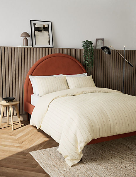 Pure Cotton Striped Bedding Set