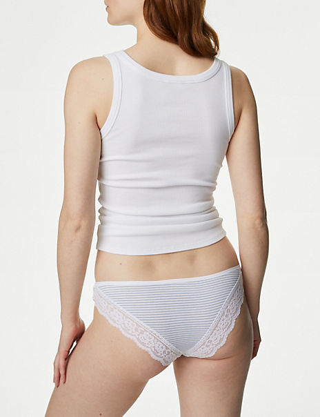 5pk Cotton Rich Low Rise Brazilian Knickers