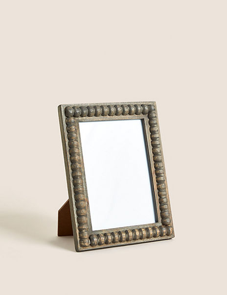 Wood Beaded Photo Frame 5×7 inch