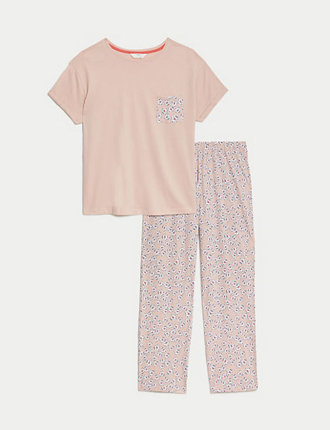  Pure Cotton Printed Pyjama Set 