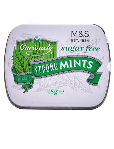 Curiously Strong Sugar Free Mint Tin