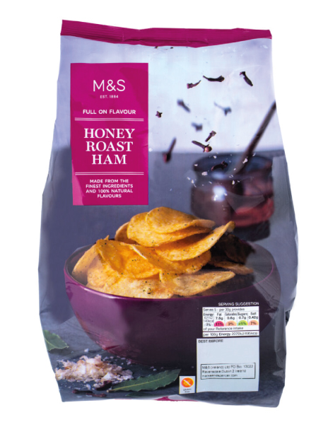 Full on Flavour Honey Roast Ham Crisps