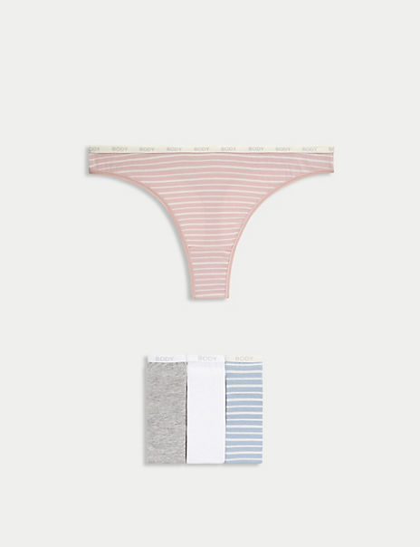 4pk Cotton Rich Thongs 4pk Cotton Rich Thongs