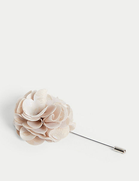 Slim Floral Tie, Pin & Pocket Square Set