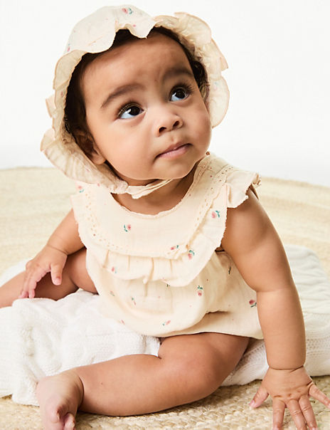 Marks and spencer christening romper best sale