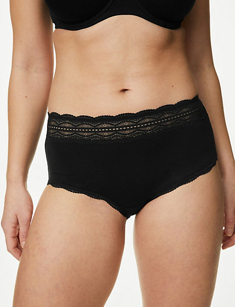 3pk Cotton Rich High Rise Shorts