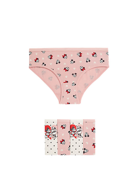 5pk Cotton Rich Minnie™ Knickers (2-8 Yrs)