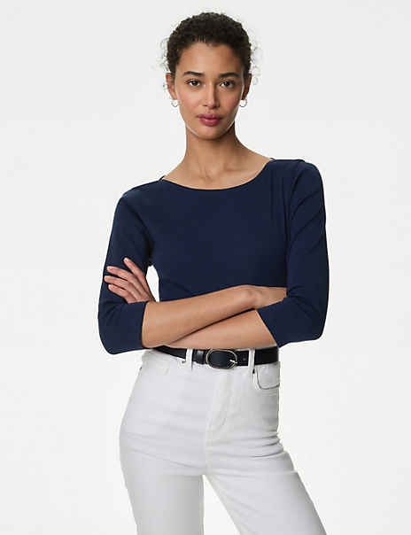 Pure Cotton Slim Fit Top