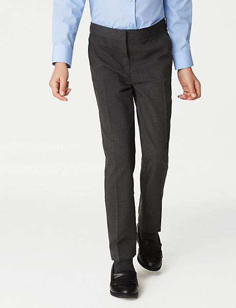 Girls’ Slim Leg School Trousers (5-16 Yrs)