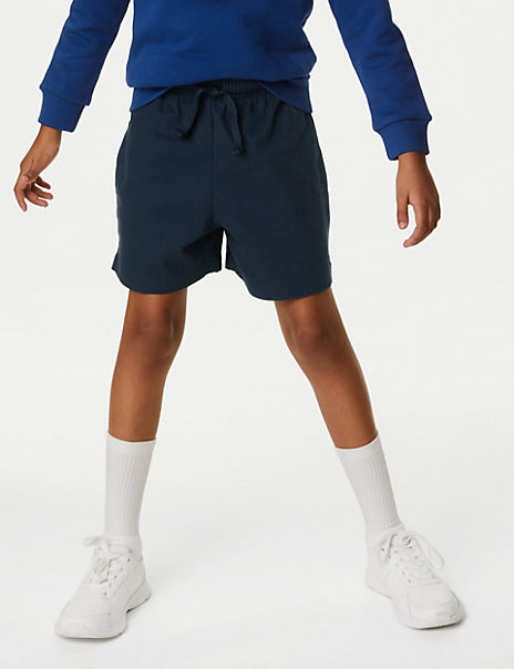 2pk Unisex Pure Cotton School Shorts