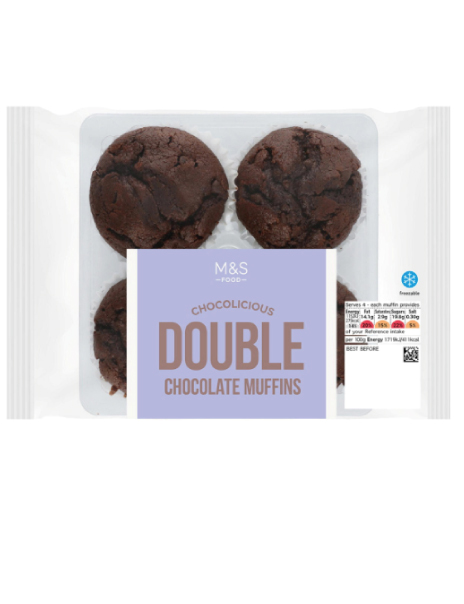 Double Chocolate Muffin Double Chocolate Muffin