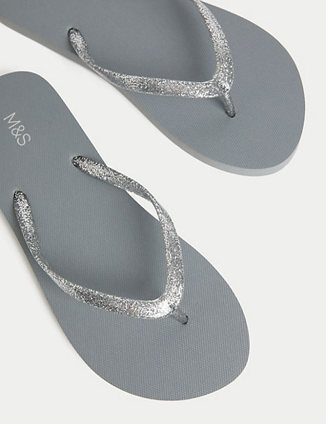 Sparkle Flat Flip Flops Marks and Spencer Cyprus Symeonides Fashion House