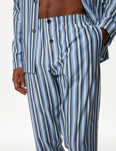 Pure Cotton Striped Pyjama Set