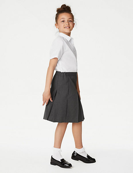 Girls’ Slim Fit Permanent Pleats Skirt