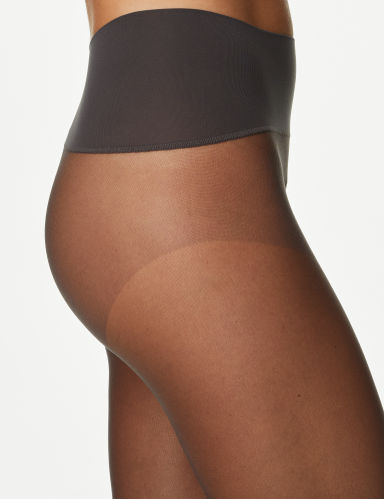 2pk 10 Denier Ladder Resist Seamless Tights