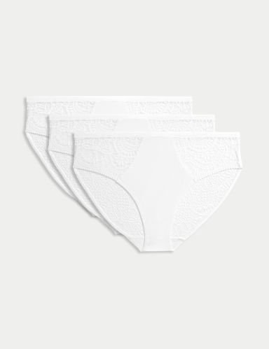 3pk Body Soft™ High Leg Knickers