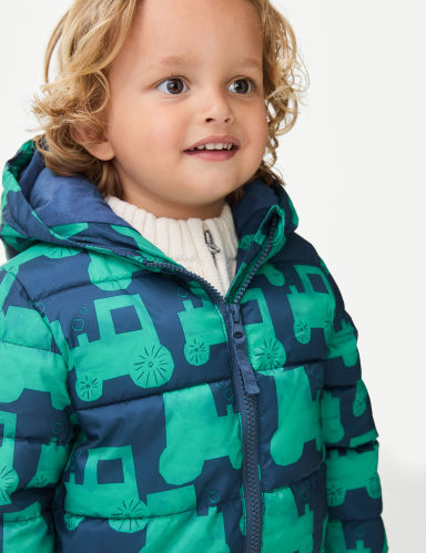 Marks and spencer padded jacket with stormwear best sale