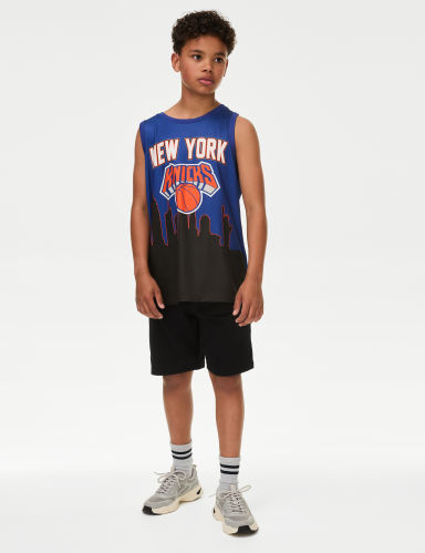 NBA New York Knicks Vest 6 16 Yrs Marks and Spencer Cyprus Symeonides Fashion House