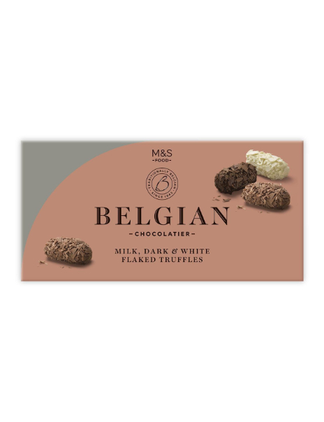 Belgian Milk, Dark & White Chocolate Truffles