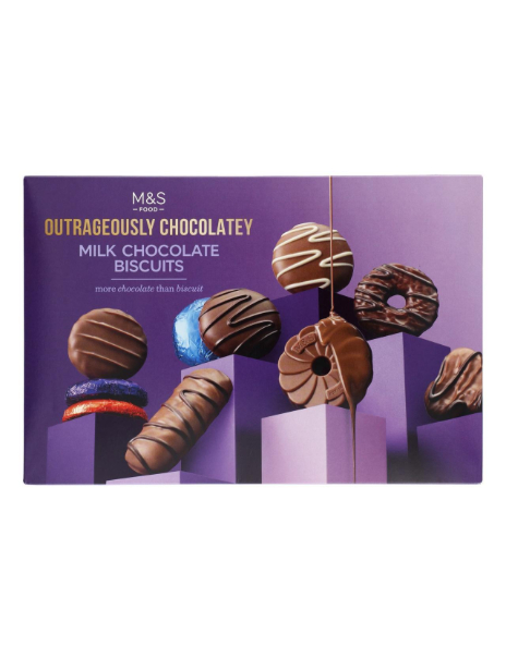 Milk Chocolate Biscuit Selection