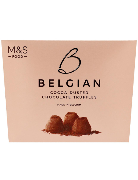 Belgian Cocoa Dusted Chocolate Truffles