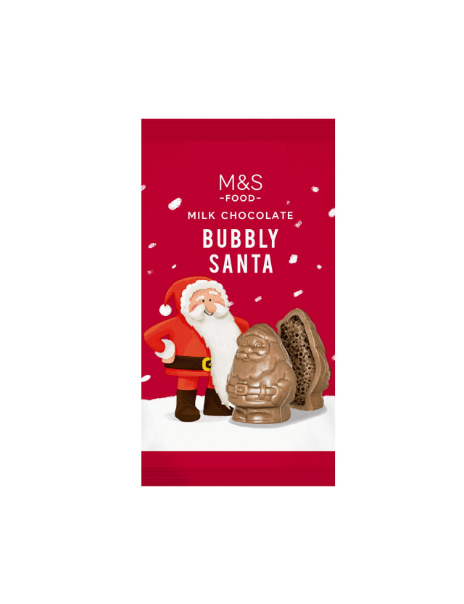 Milk Chocolate Bubbly Santa