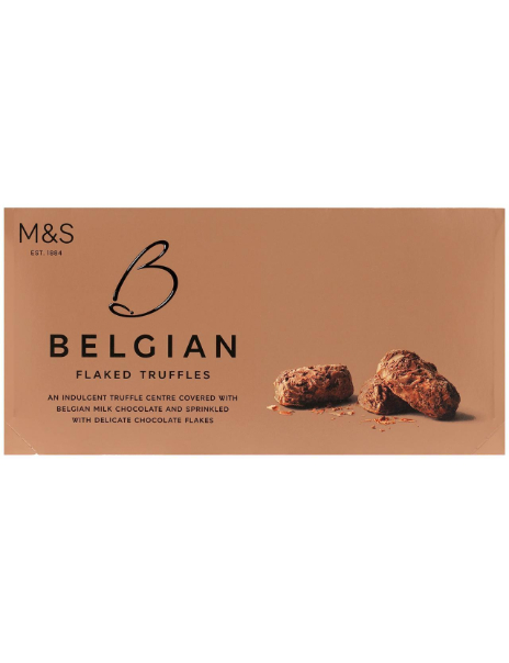 Belgian Flaked Chocolate Truffles