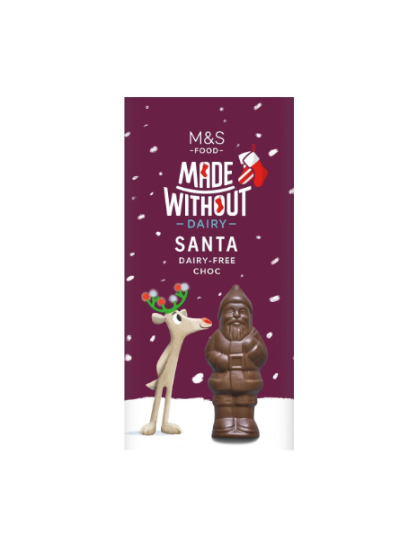 Made Without Dairy Chocolate Santa