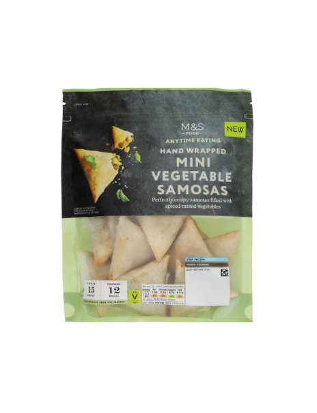 Hand Wrapped Mini Vegetable Samosas