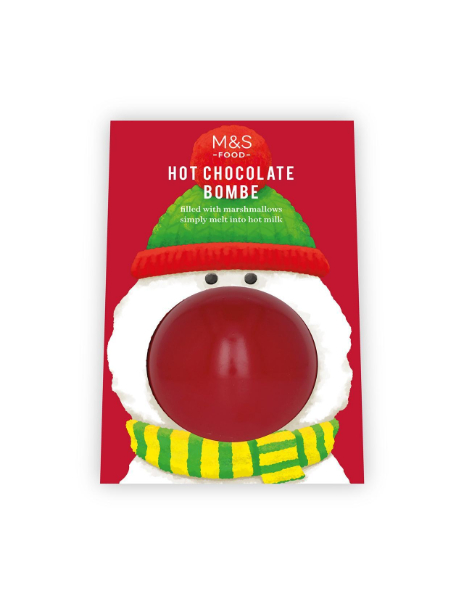 Snowman Hot Chocolate Bombe