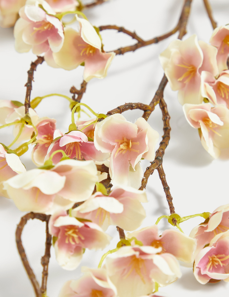 Set of 2 Artificial Cherry Blossom Single Stems