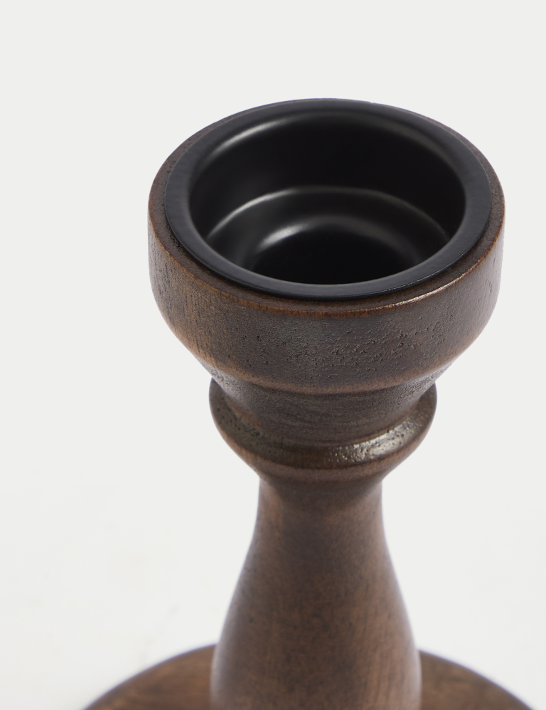 Wooden Dinner Candle & Tealight Holder