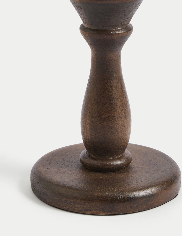 Wooden Dinner Candle & Tealight Holder