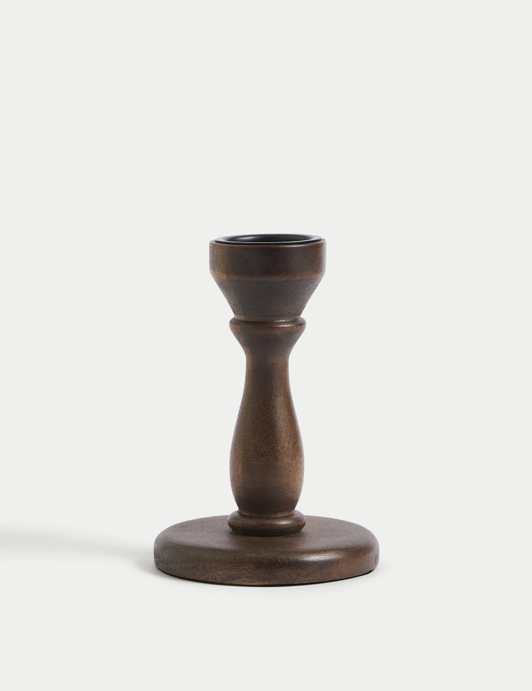 Wooden Dinner Candle & Tealight Holder