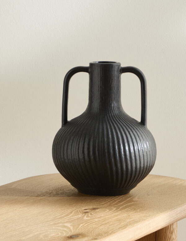 Ridged Ceramic Jug