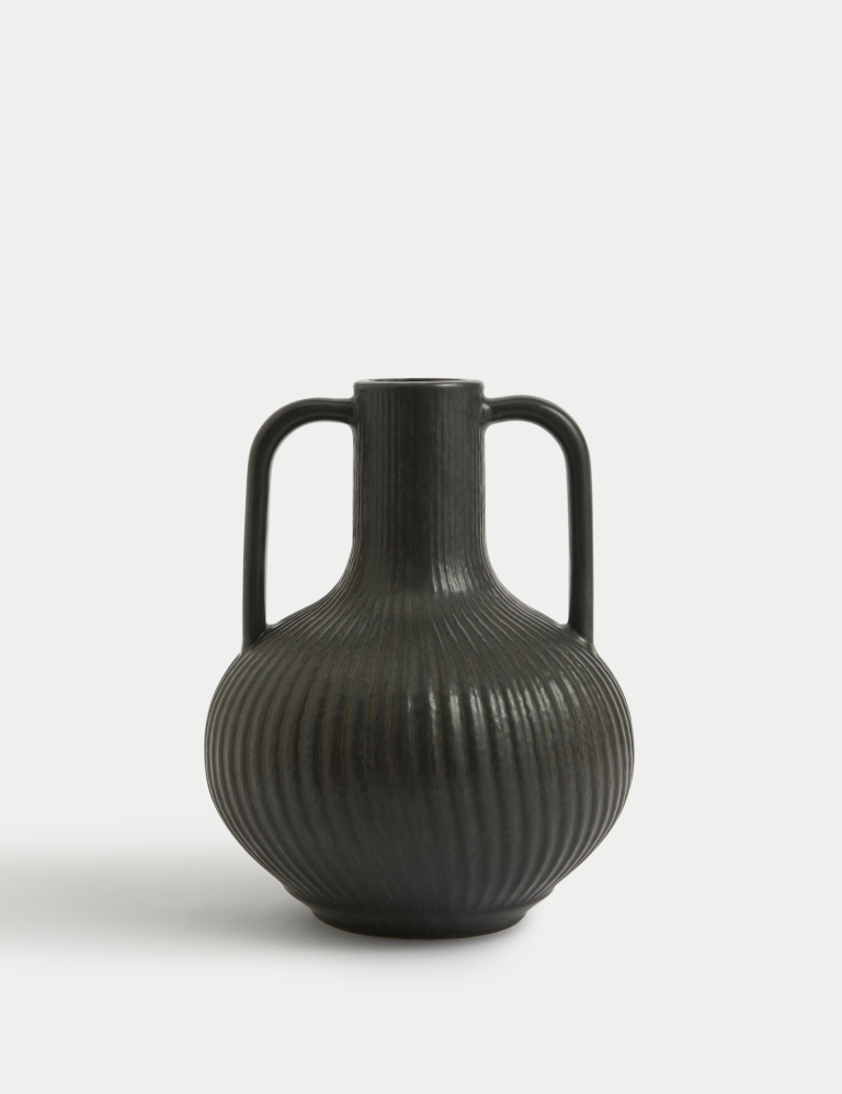 Ridged Ceramic Jug