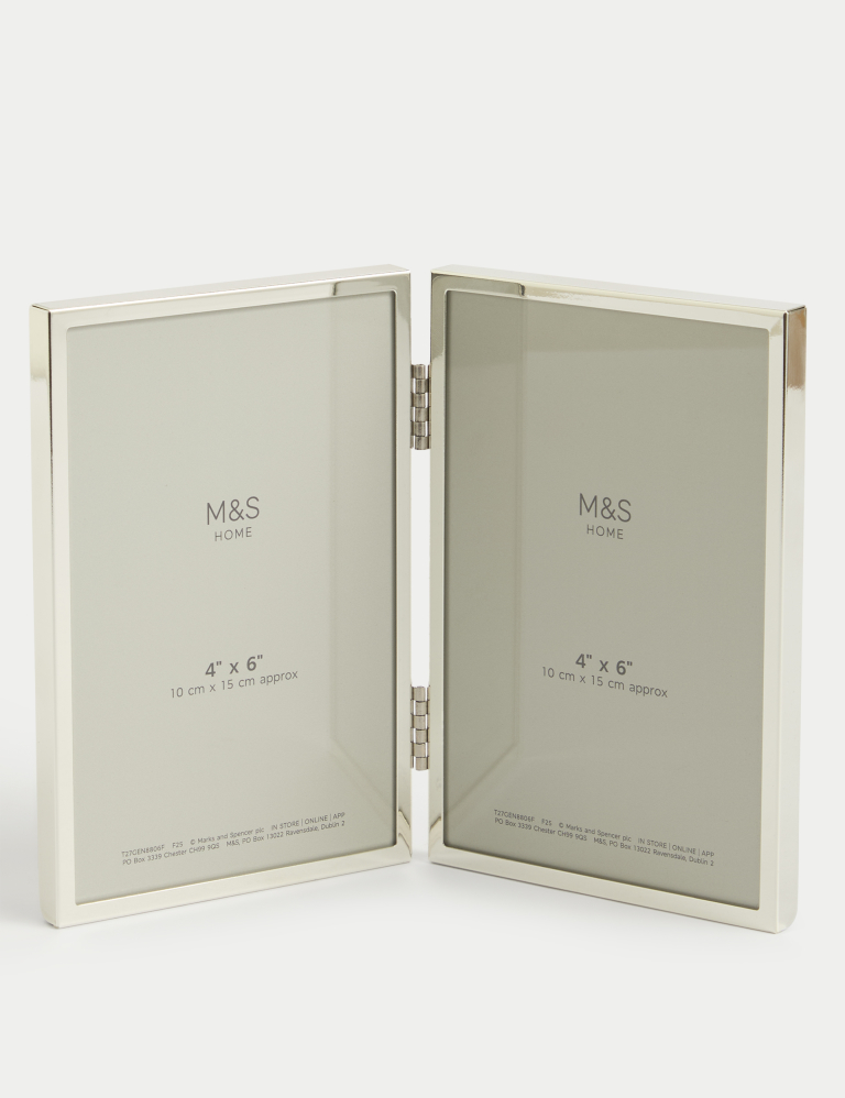 Metal Double Photo Frame 4×6 Inch